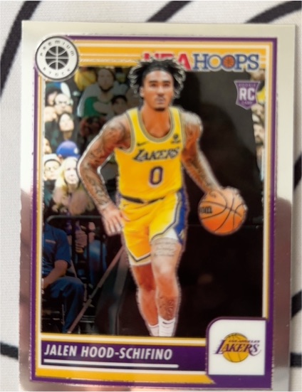2023-24 Panini NBA Hoops Premium Stock #19 Jalen Hood-Schifino — front