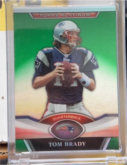 2011 Topps Platinum #70 Tom Brady — front