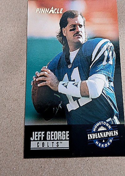 1993 Pinnacle #358 Jeff George — front