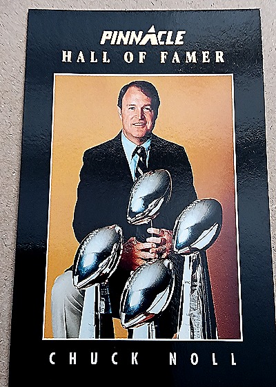 1993 Pinnacle #354 Chuck Noll — front