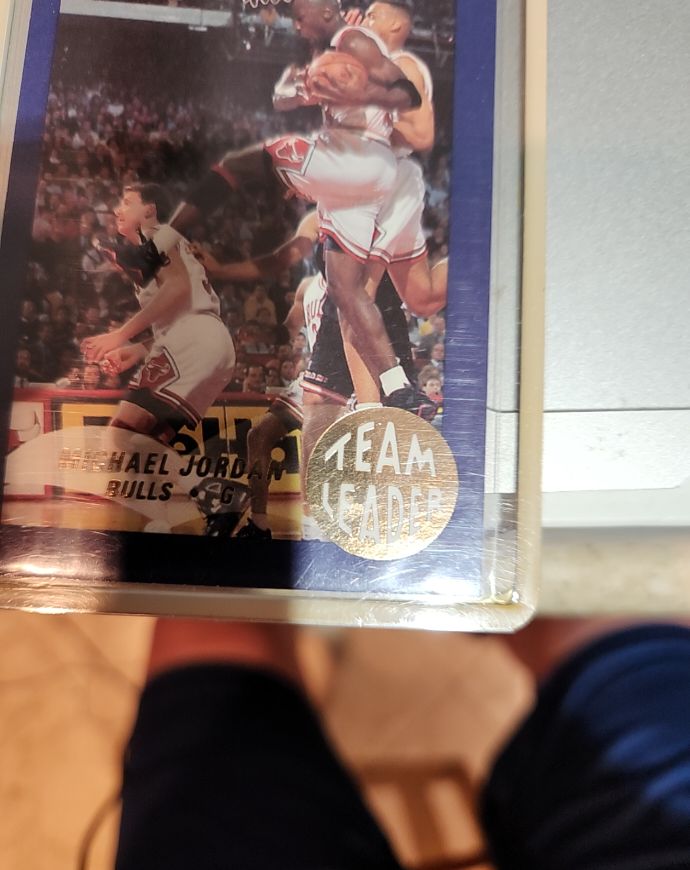 1992-93 Fleer #5 Michael Jordan Team Leader — front