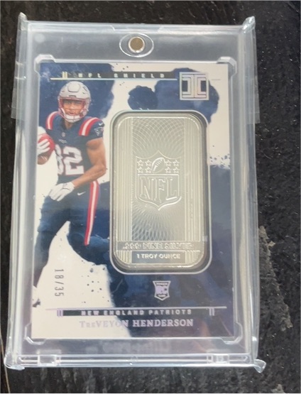 2025 Panini Impeccable #18 TreVeyon Henderson — front