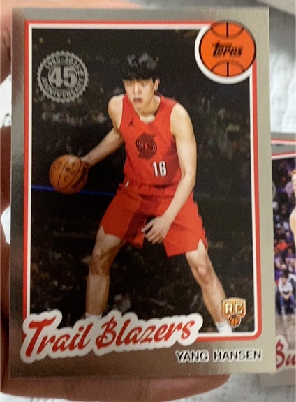 2025-26 Topps #80BK-62 Yang Hansen — front