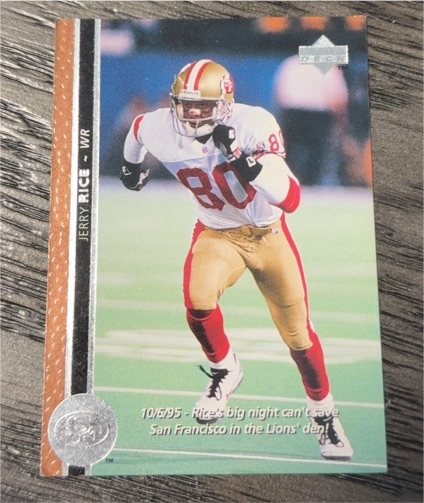 1996 Upper Deck #60 Jerry Rice — front