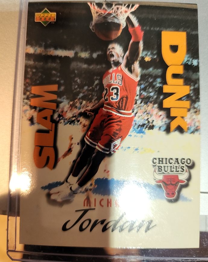 1997 Upper Deck Slam Dunk #SD22 Michael Jordan — front