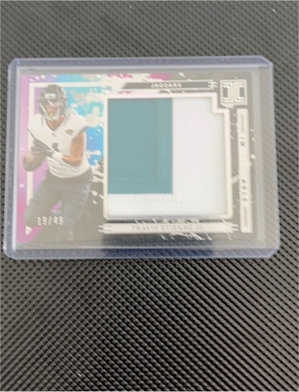 2023 Panini Impeccable #19 Caleb Williams Rookie Patch — front