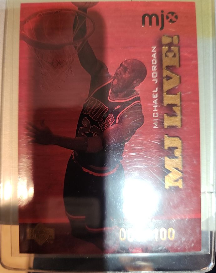 1998 Upper Deck MJX #L4 MJ Live Michael Jordan — front
