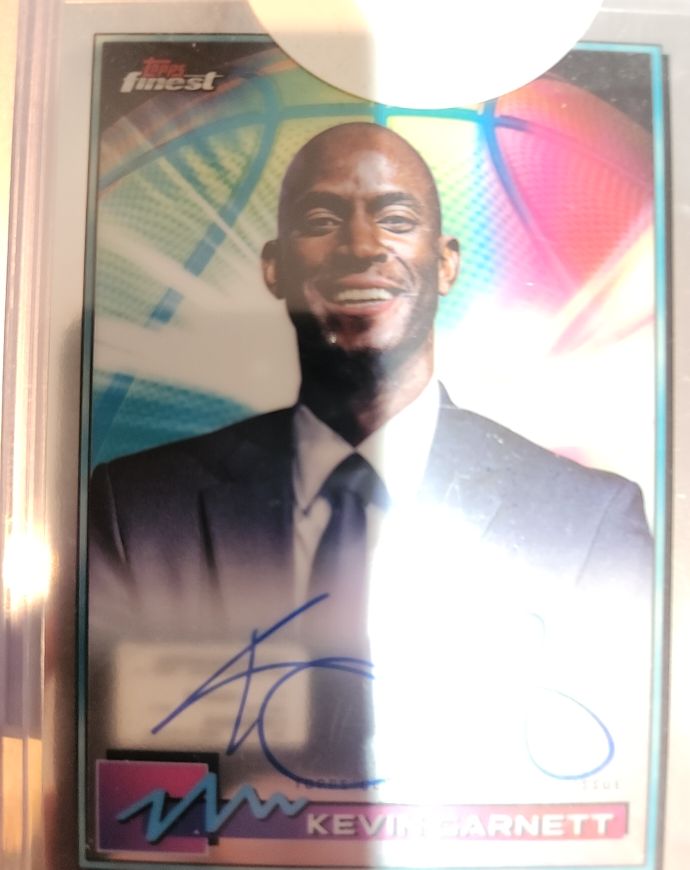 2021 Topps Finest #Kevin Garnett — front