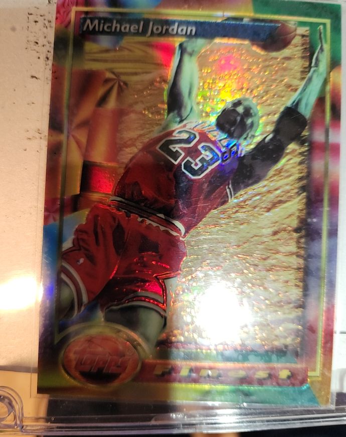 1993-94 Topps Finest #1 Michael Jordan — front