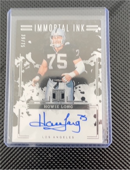 2024 Panini Impeccable Immortal Ink #II-HL Howie Long — front