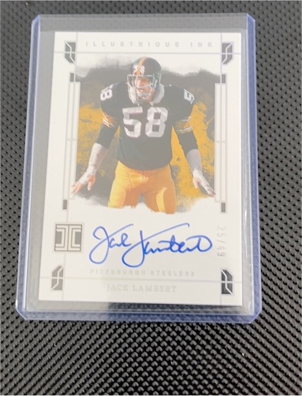 2024 Panini Impeccable Illustrious Ink #ILL-JLA Jack Lambert — front