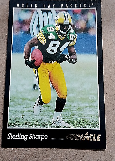 1993 Pinnacle Football #75 Sterling Sharpe — front