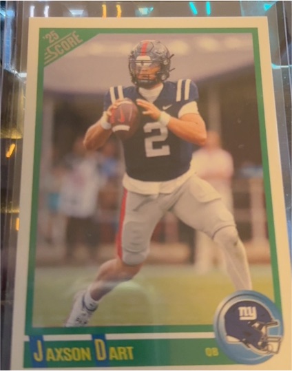 2025 Panini Score #9 Jaxson Dart — front