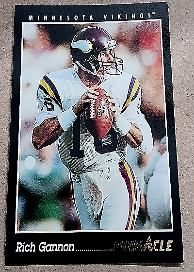 1993 Pinnacle #62 Rich Gannon — front