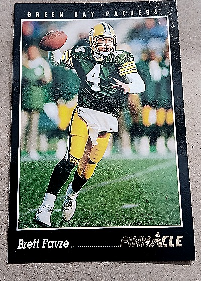 1993 Pinnacle #1 Brett Favre — front