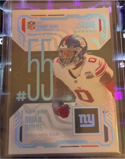 2025 Panini Score Top 100 Players of 2024 #55 Brian Burns — front