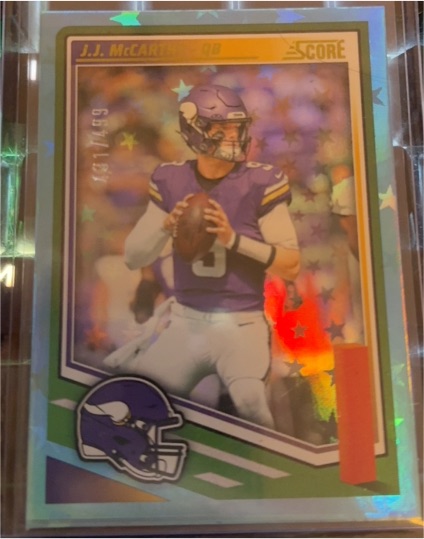 2025 Panini Score-A-Treat #291 J.J. McCarthy — front