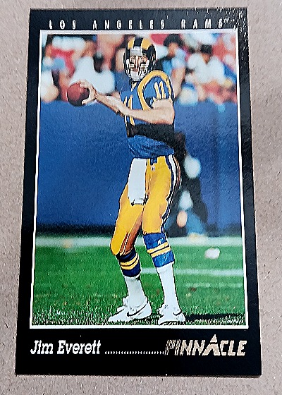 1993 Pinnacle #20 Jim Everett — front