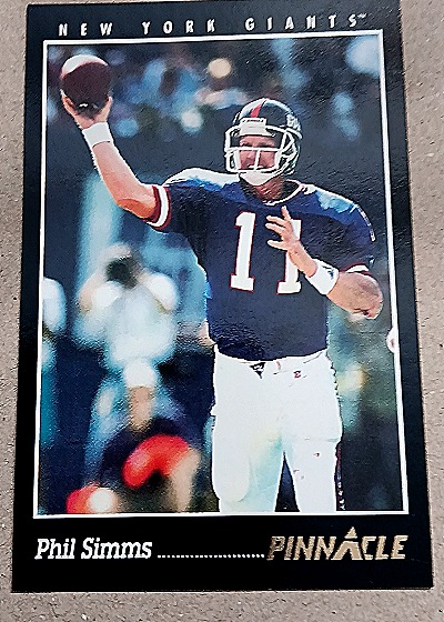 1993 Pinnacle #239 Phil Simms — front