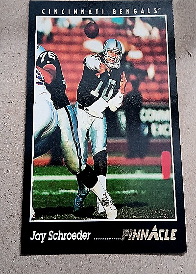 1993 Pinnacle #237 Jay Schroeder — front
