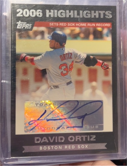 2006 Topps Highlights David Ortiz — front