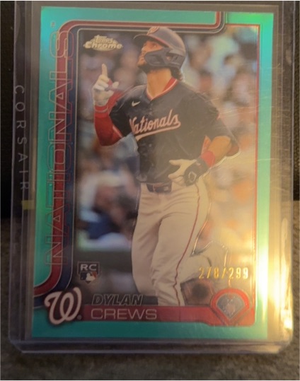 2025 Topps Chrome #146 Dylan Crews — front