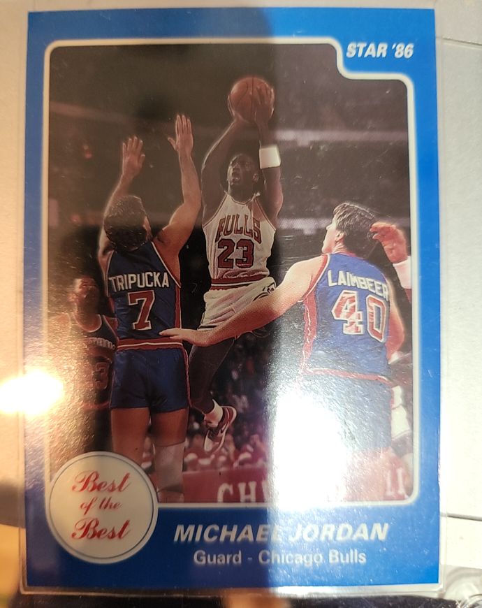 1986 Star Best of the Best Michael Jordan — front
