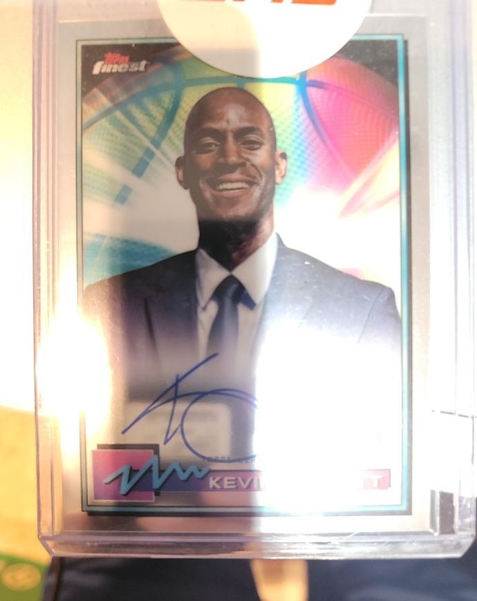 2021 Topps Finest Basketball #5 Kevin Garnett — front