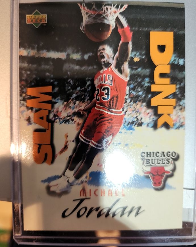 1997 Upper Deck Nestle Slam Dunk #SD22 Michael Jordan — front