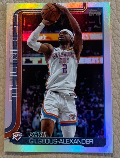 2025-26 Topps #115 Shai Gilgeous-Alexander — front