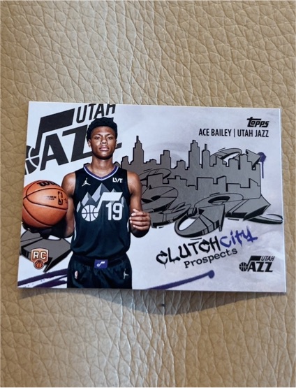 2025-26 Topps #CC-5 Ace Bailey Clutch City Prospects — front