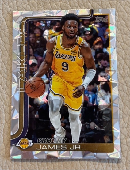 2025-26 Topps Basketball #152 Bronny James Jr. — front