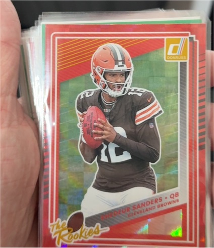 2025 Panini Donruss #5 Shedeur Sanders The Rookies — front