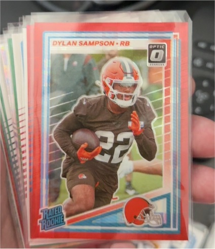 2025 Panini Donruss Optic #389 Dylan Sampson — front