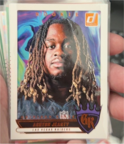 2025 Donruss Gridiron Kings #RGK-AJY Ashton Jeanty — front