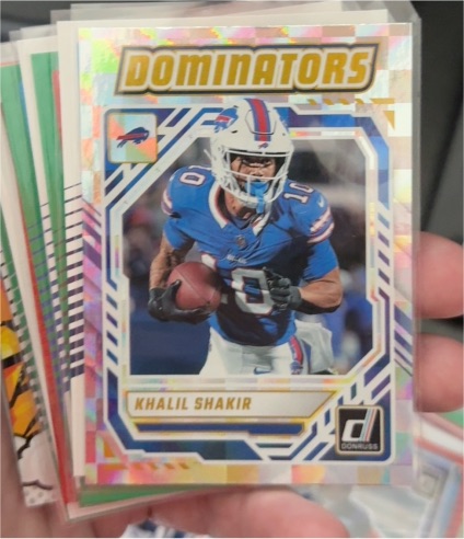2025 Donruss Dominators #DOM-KSR Khalil Shakir — front