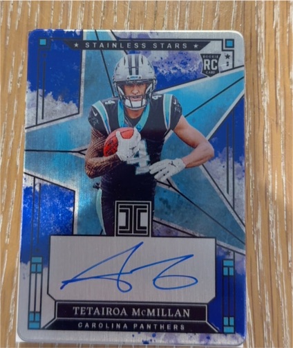 2025 Panini Impeccable Stainless Stars #SS-TMN Tetairoa McMillan — front