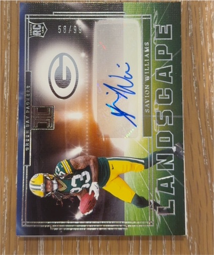 2025 Panini Impeccable #58 Savion Williams — front