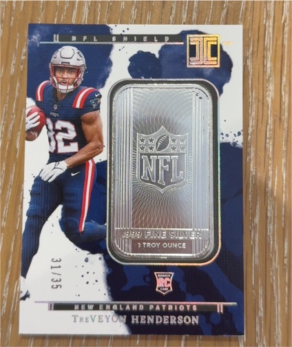 2025 Panini Impeccable #31 TreVeyon Henderson — front
