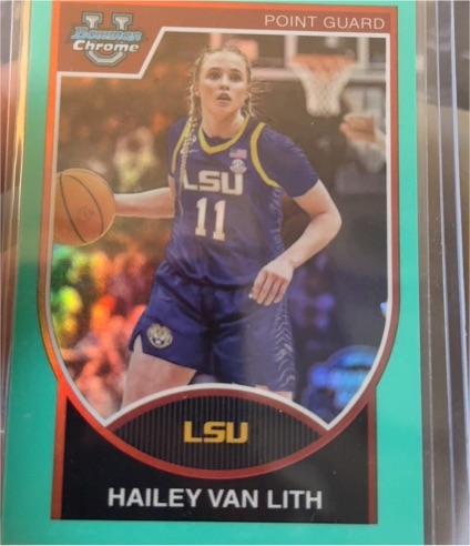 2023-24 Bowman University Chrome #07B-26 Hailey Van Lith — front