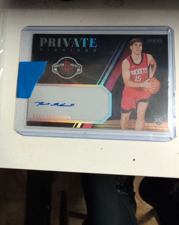 2024-25 Panini Private Signings #PS-SHP Reed Sheppard — front