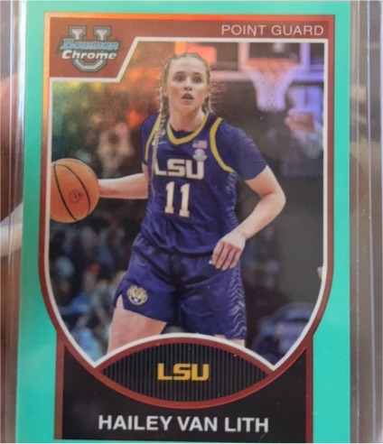 2023-24 Bowman University Chrome #07B-26 Hailey Van Lith — front