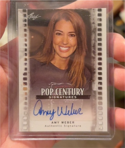 2011 Leaf Pop Century Signatures Amy Weber — front