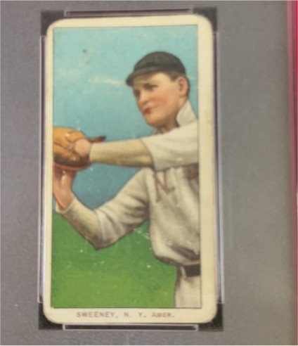 1909-11 T206 #474 Jeff Sweeney New York Highlanders — front