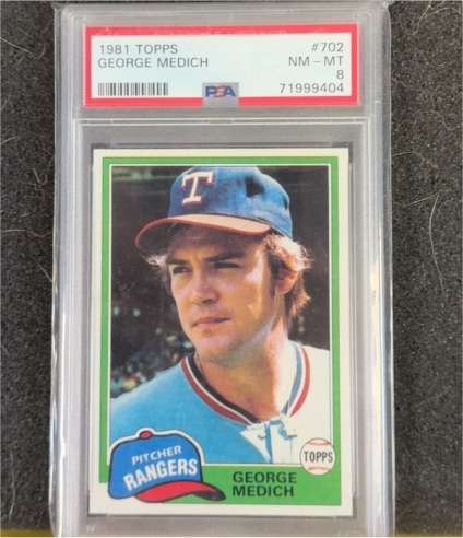 1981 Topps #702 George Medich — front