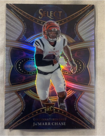 2021 Panini Select #PHE-18 Ja'Marr Chase — front