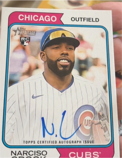 2023 Topps Heritage #ROA-NC Narciso Crook — front