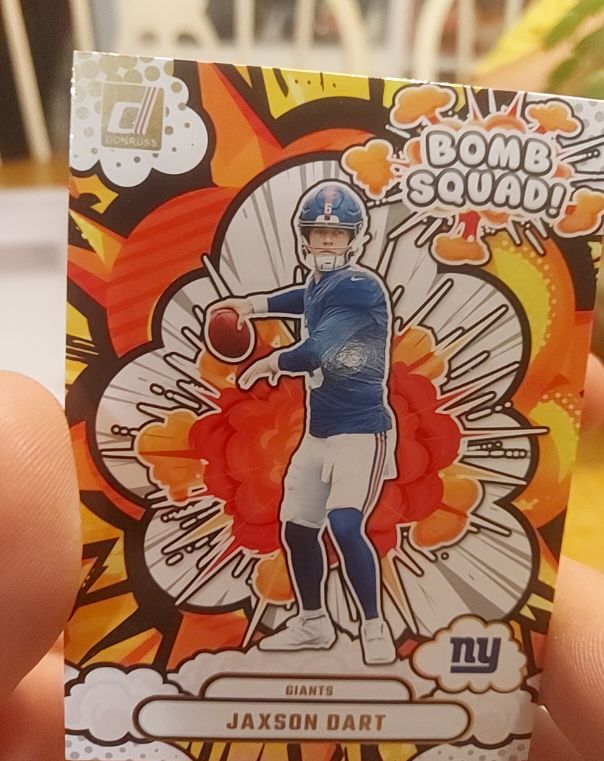 2025 Panini Donruss Bomb Squad #BS-JDT Jaxson Dart — front