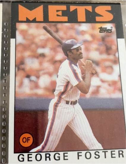 1986 Topps #680 George Foster — front