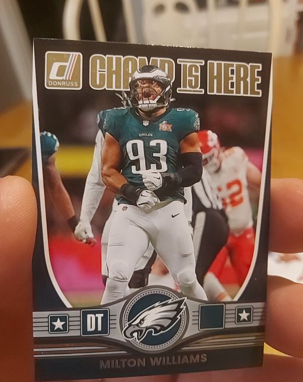 2025 Panini Donruss Champ Is Here #CIH-MWS Milton Williams — front